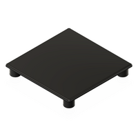 MODULAR SOLUTIONS POLYAMIDE PART<br>END CAP 90MM X 90MM BLACK